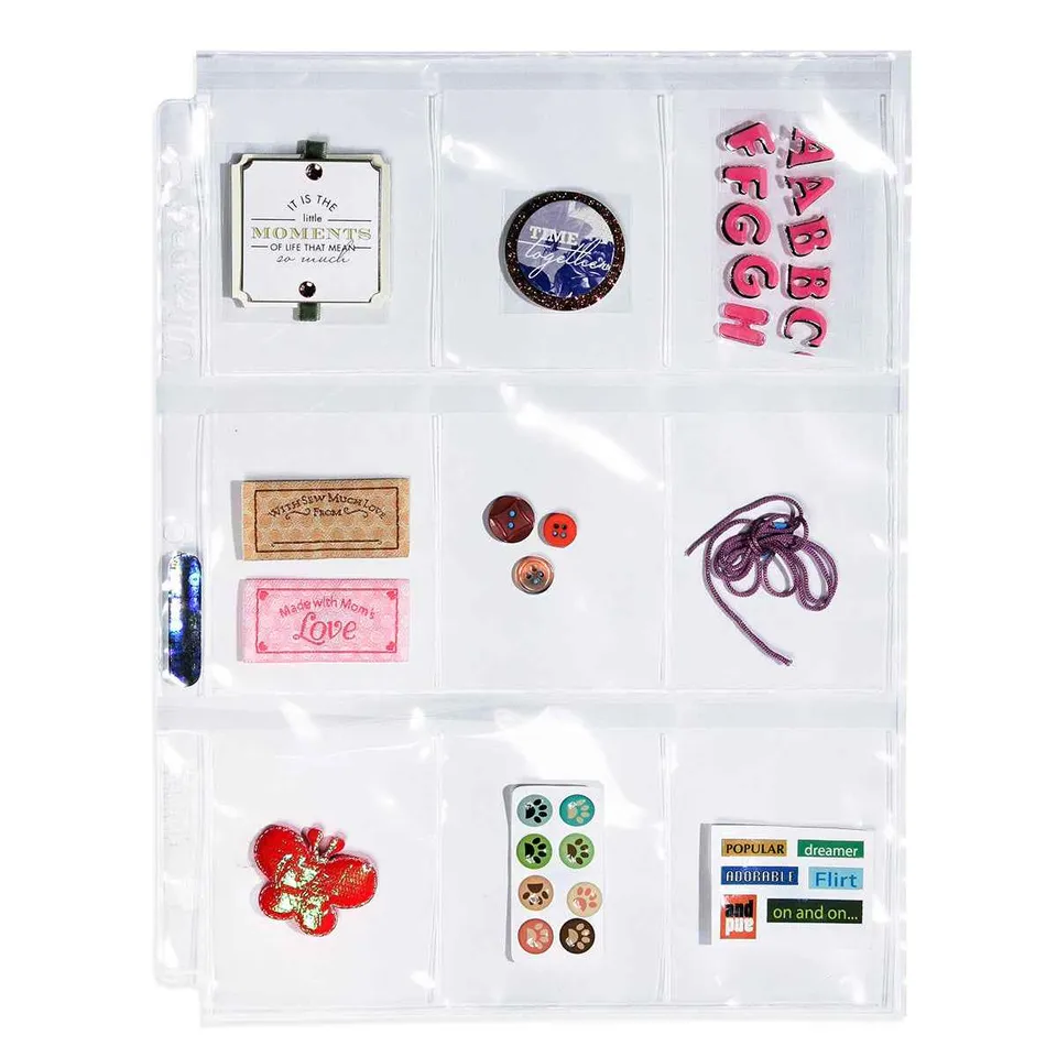 ultra-pro-9-pocket-storage-pages-25ct-mit-secure-flap-sammelh-llen image 1