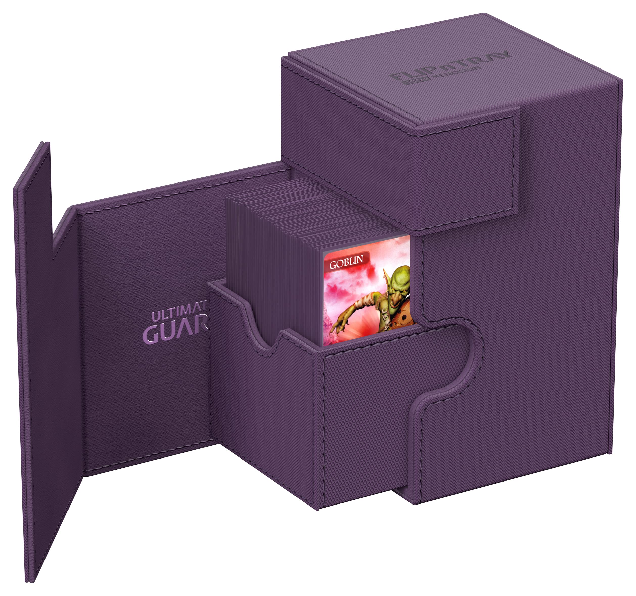 ultimate-guard-flip-n-tray-100-xenoskin-monocolor-violett-deckbox image 3