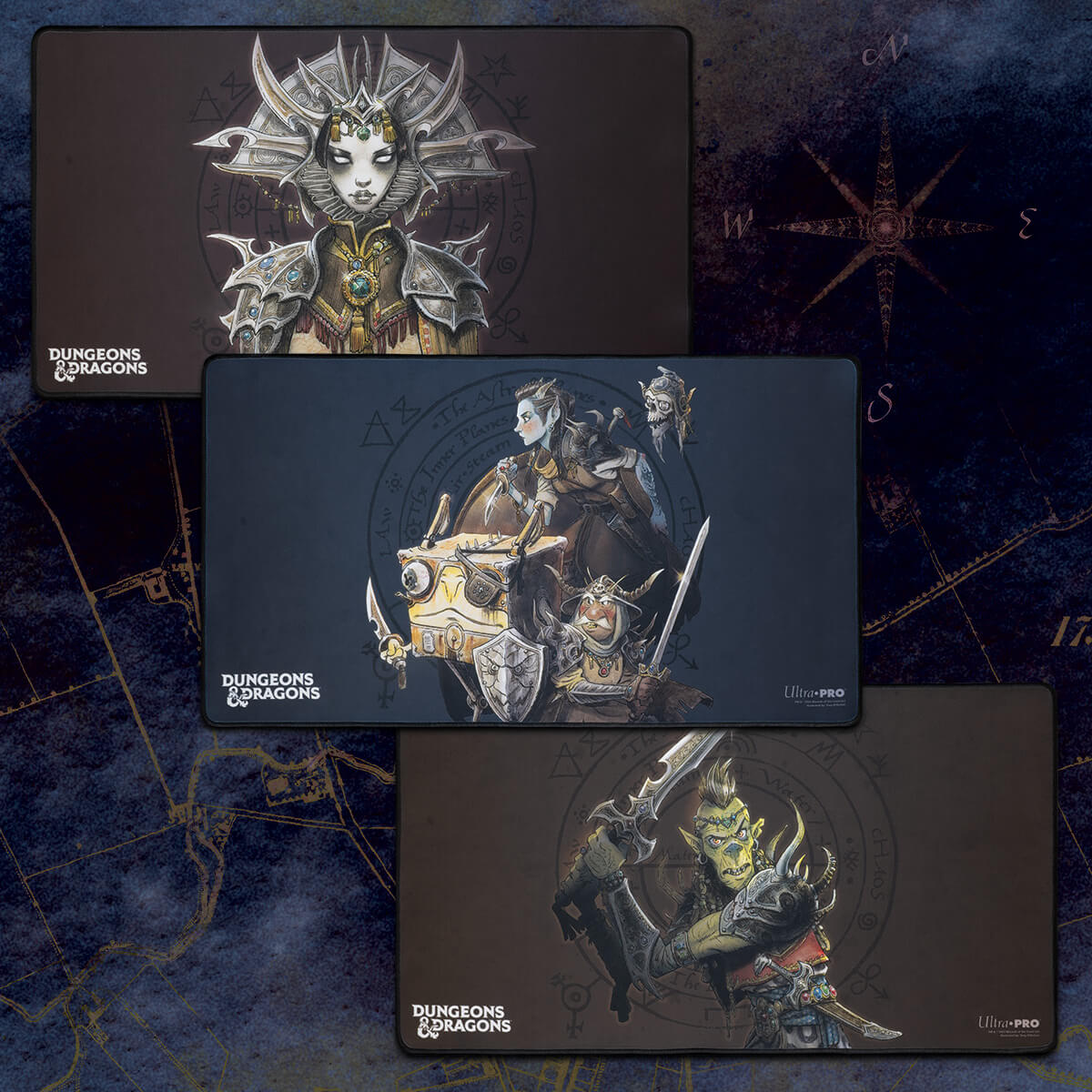 ultra-pro-dungeons-dragons-planescape-playmat-turn-of-fortune-s-wheel-alternate- image 2
