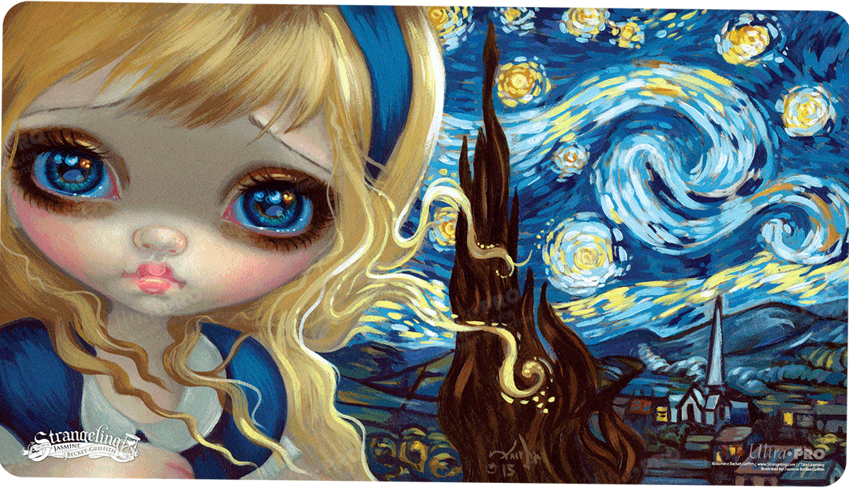 ultra-pro-jasmine-becket-griffith-alice-in-the-starry-night-standard-gaming-play image 1