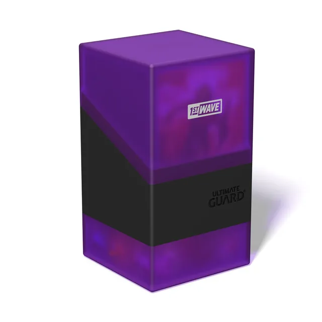 ultimate-guard-boulder-n-tray-100-deck-box-angel-transparent image 1