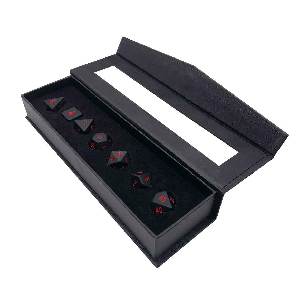 ultra-pro-heavy-metal-premium-rpg-w-rfelset-7-teilig-schwarz-f-r-dungeons-dragon image 3