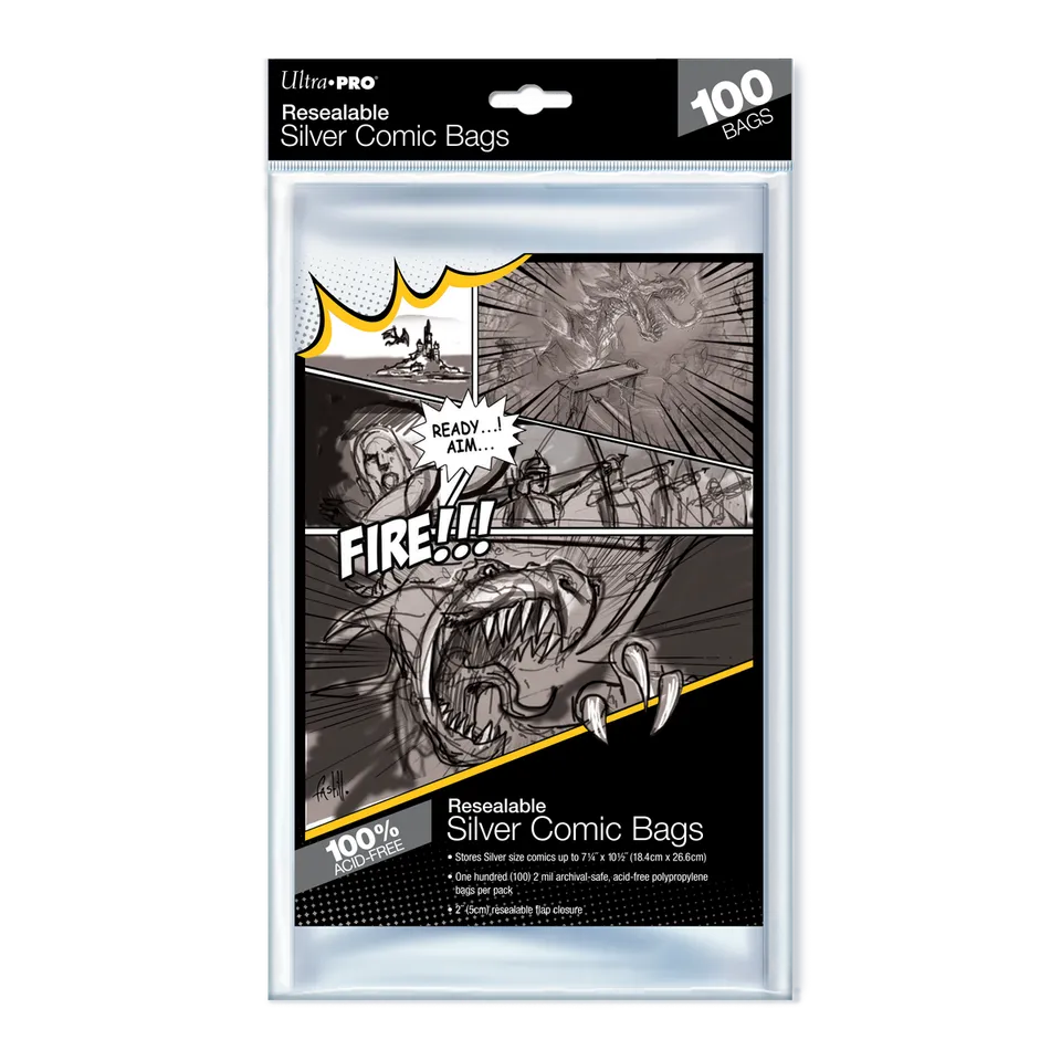ultra-pro-silver-age-size-resealable-comic-bags-100-st-ck image 1