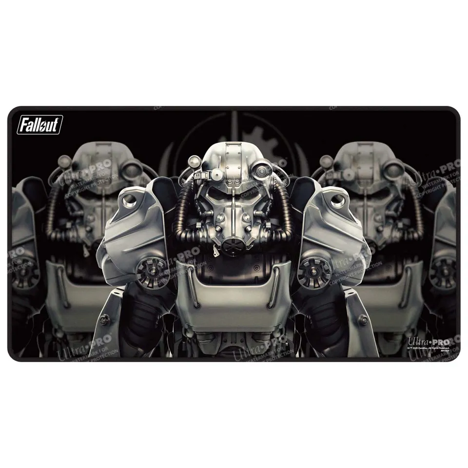 ultra-pro-fallout-brotherhood-of-steel-black-stitched-edge-playmat image 1