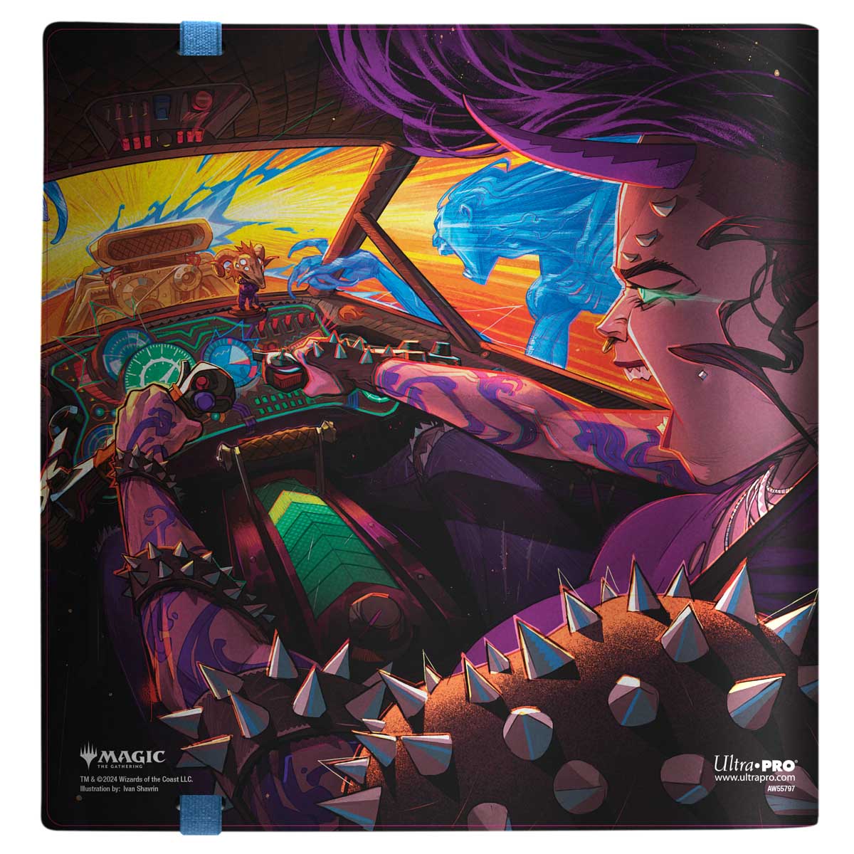 ultra-pro-aetherdrift-txx-collector-key-art-12-pocket-pro-binder-f-r-magic-the-g image 2