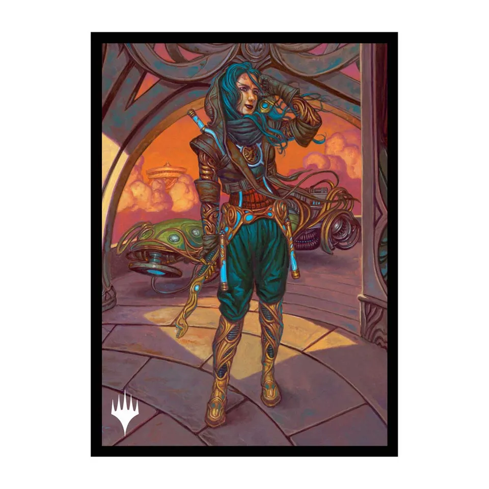 ultra-pro-aetherdrift-sita-varma-masked-racer-deck-protector-sleeves-100-st-ck-f image 1
