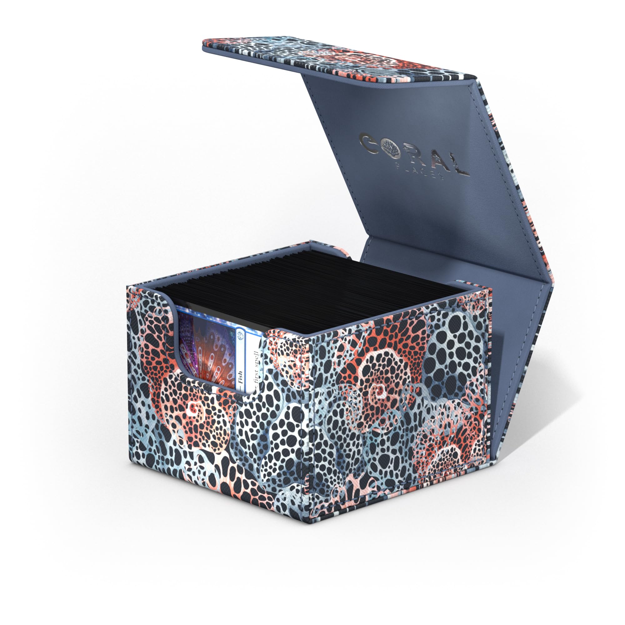 ultimate-guard-sidewinder-133-xenoskin-coral-places-twilight-tide-deck-box image 6
