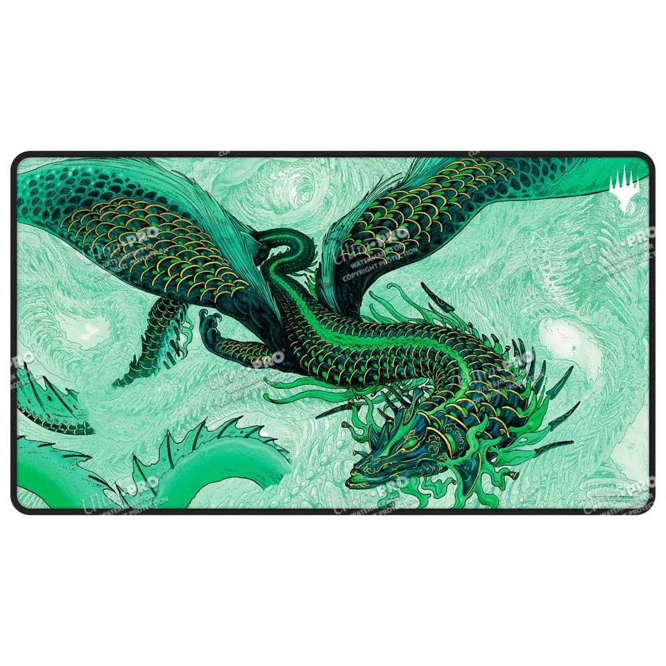 ultra-pro-playmat-tarkir-dragonstorm-teval-arbiter-of-virtue-black-stitched-f-r- image 1