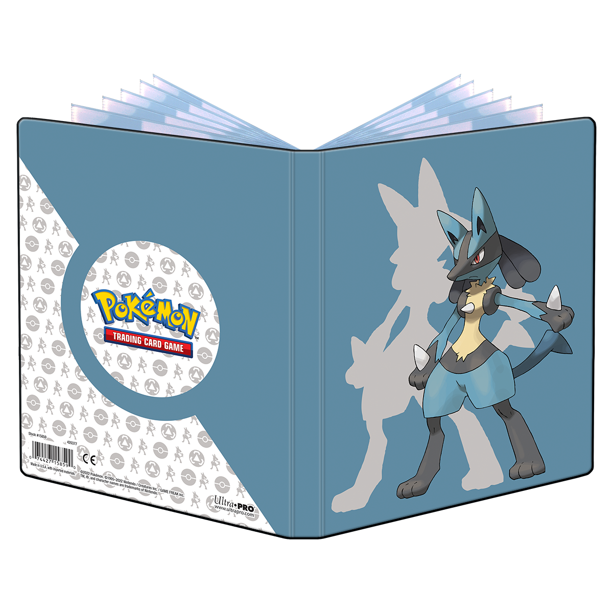 ultra-pro-lucario-4-pocket-portfolio-ordner-f-r-pok-mon image 1