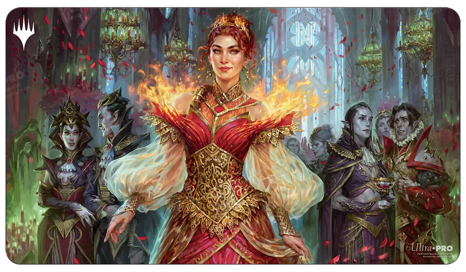 ultra-pro-innistrad-crimson-vow-chandra-dressed-to-kill-standard-gaming-playmat- image 1