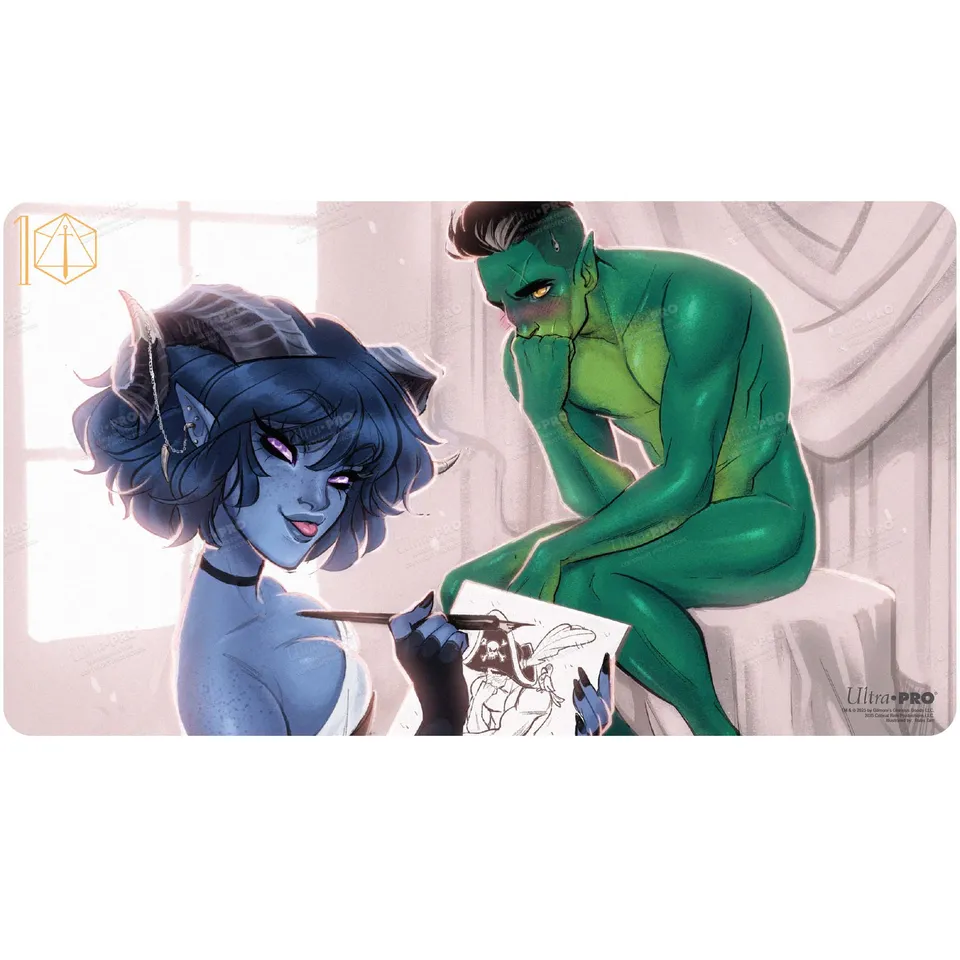 ultra-pro-critical-role-pinups-jester-und-fjord-playmat image 1