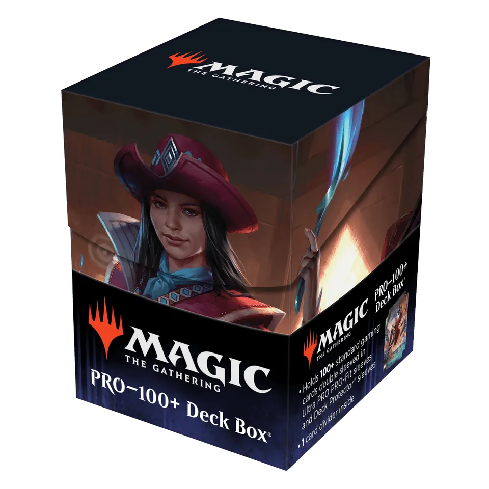 ultra-pro-outlaws-of-thunder-junction-stella-lee-wild-card-100-deck-box-magic-th image 1