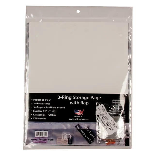 ultra-pro-3-loch-aufbewahrungsseiten-10ct-mit-klappen-2-x2 image 1