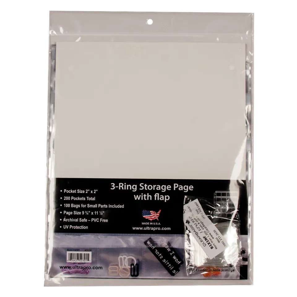 ultra-pro-3-loch-aufbewahrungsseiten-10ct-mit-klappen-2-x2 image 1