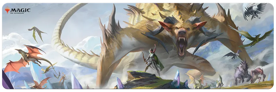 ultra-pro-ikoria-lair-of-behemoths-8ft-table-playmat-f-r-magic-the-gathering image 1