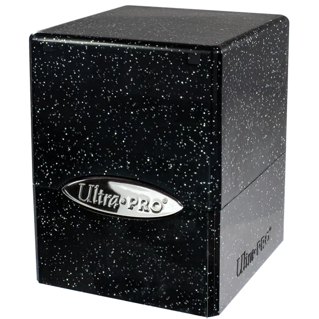 ultra-pro-satin-cube-glitter-black-deck-box-100 image 1