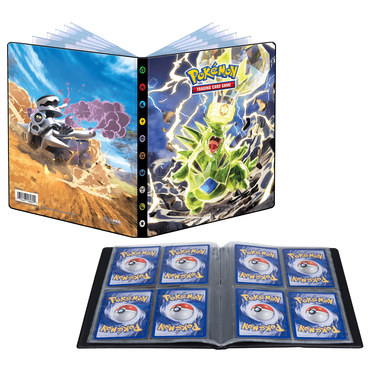ultra-pro-scarlet-violet-tyranitar-und-revavroom-4-pocket-portfolio-f-r-pok-mon- image 2