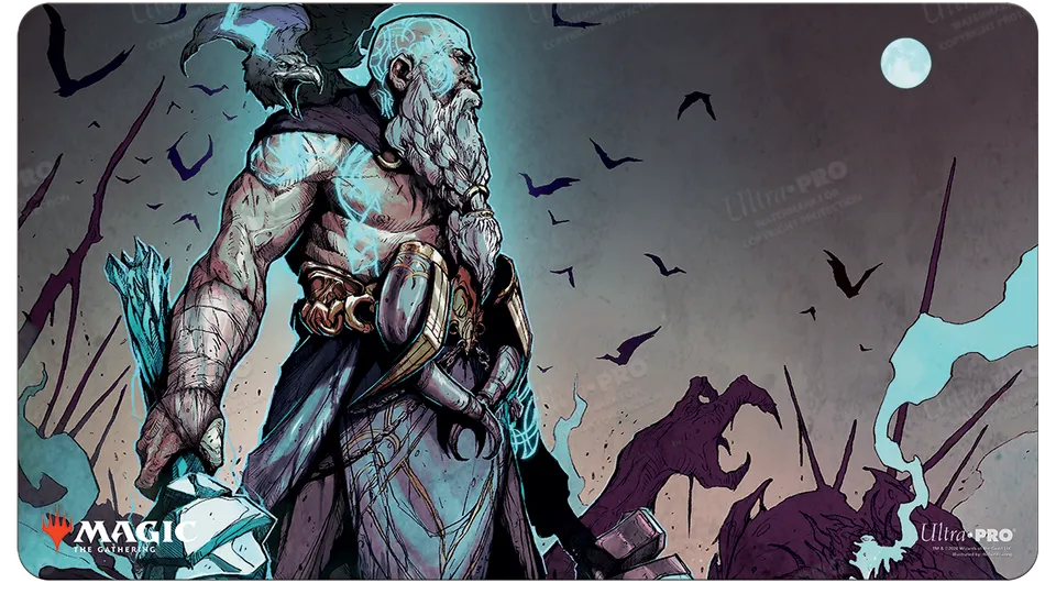 ultra-pro-kaldheim-alrund-god-of-the-cosmos-standard-playmat-f-r-magic-the-gathe image 1