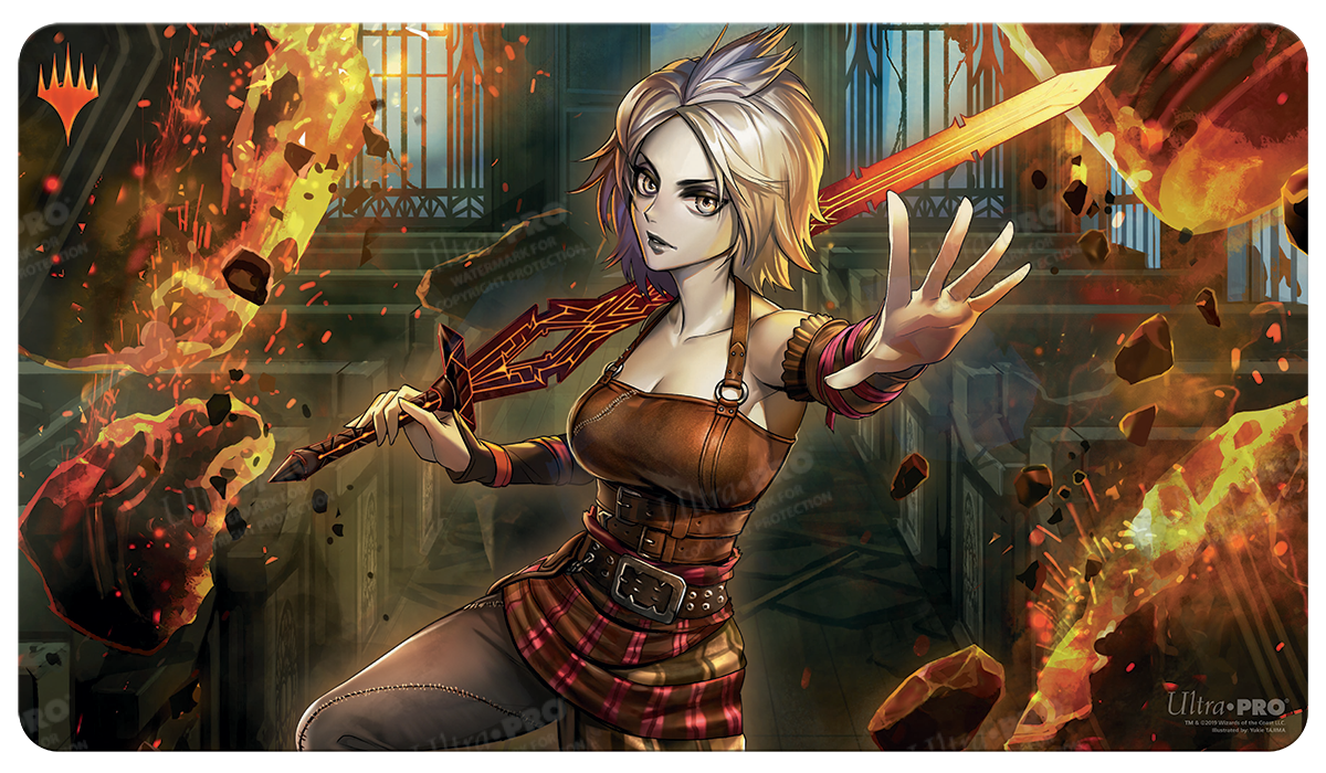 ultra-pro-war-of-the-spark-nahiri-alt-art-gaming-playmat-f-r-magic-the-gathering image 1