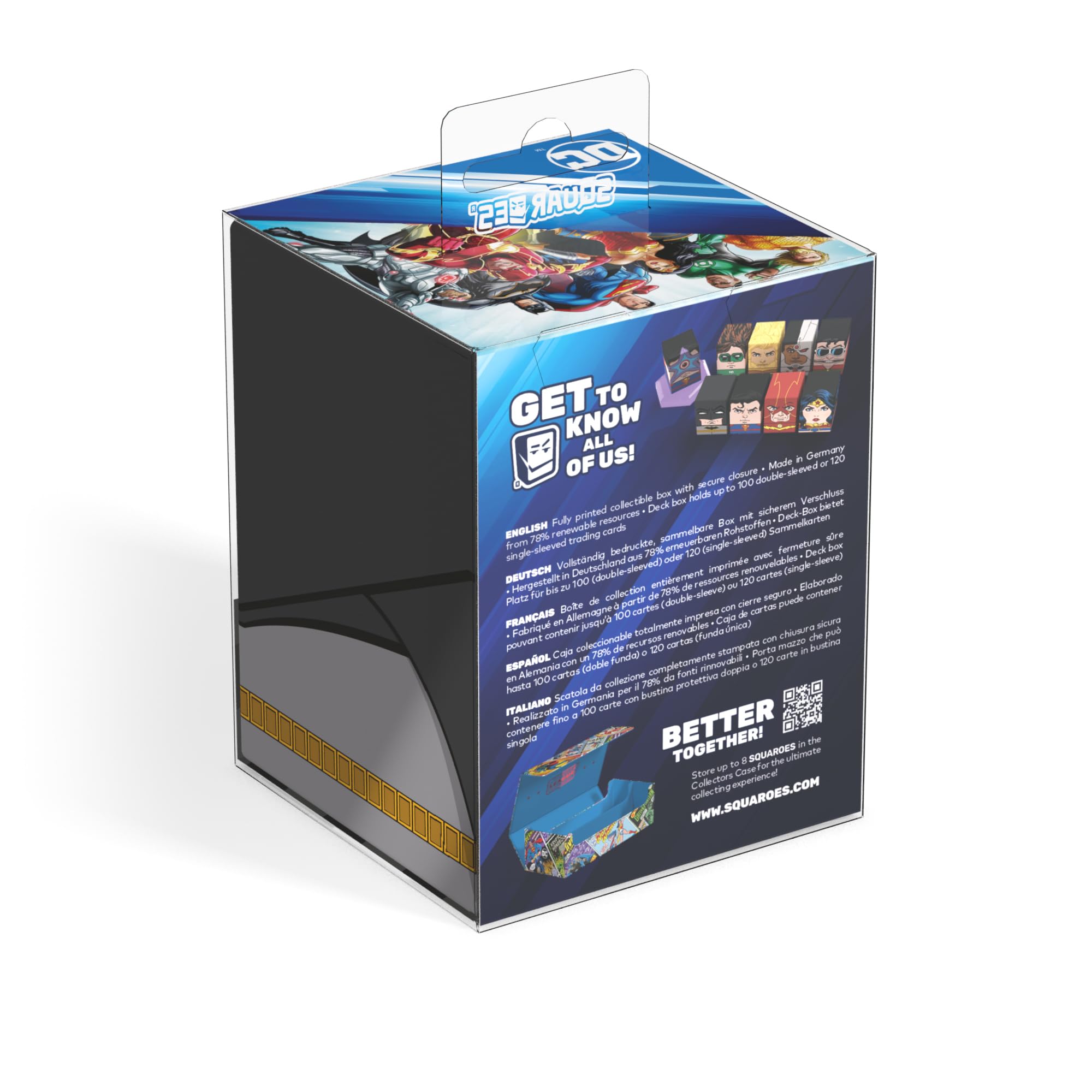 ultimate-guard-squaroes-squaroe-dc-justice-league-jl002-batman-deck-box image 8
