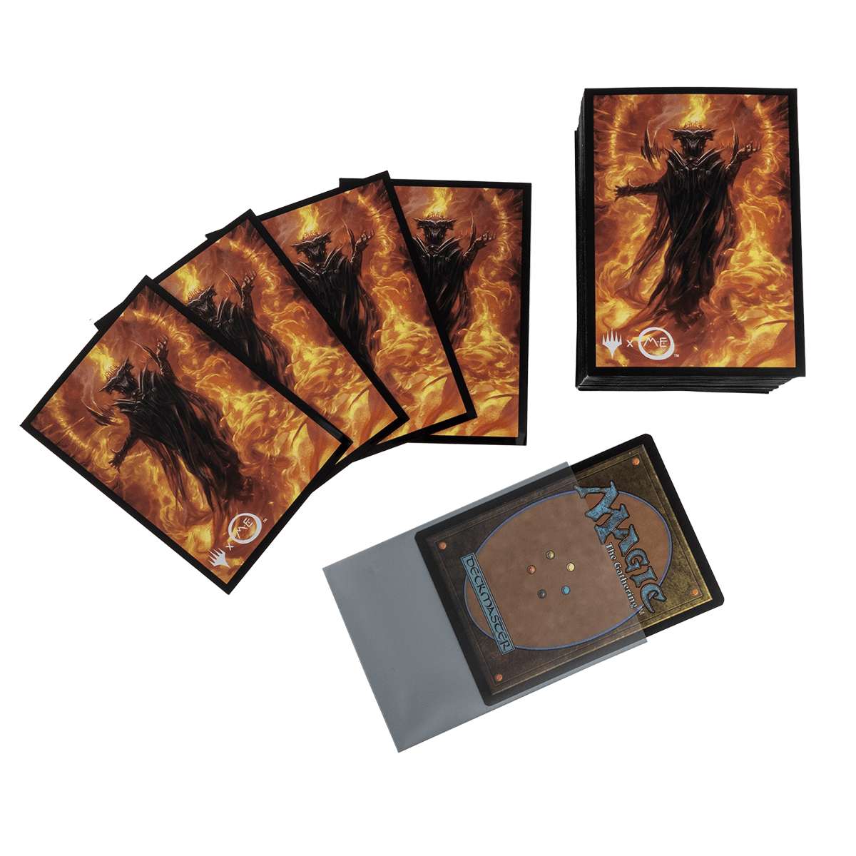 ultra-pro-deck-protector-sleeves-the-lord-of-the-rings-sauron-v2-100ct-f-r-magic image 2