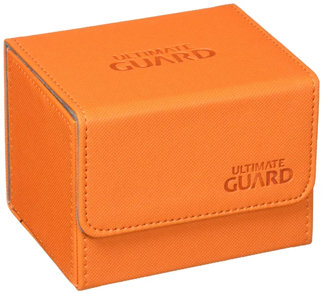 ultimate-guard-sidewinder-100-xenoskin-orange-deck-box image 1