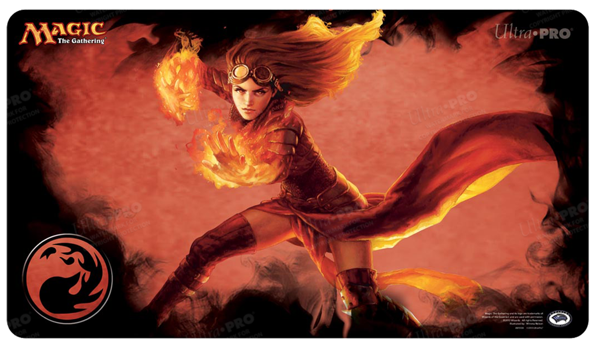 ultra-pro-mana-4-planeswalkers-chandra-standard-gaming-playmat-spielmatte-mtg image 1