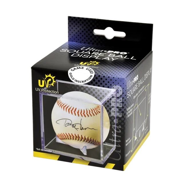 ultra-pro-game-used-baseball-clear-square-display-halter-mit-uv-schutz image 1