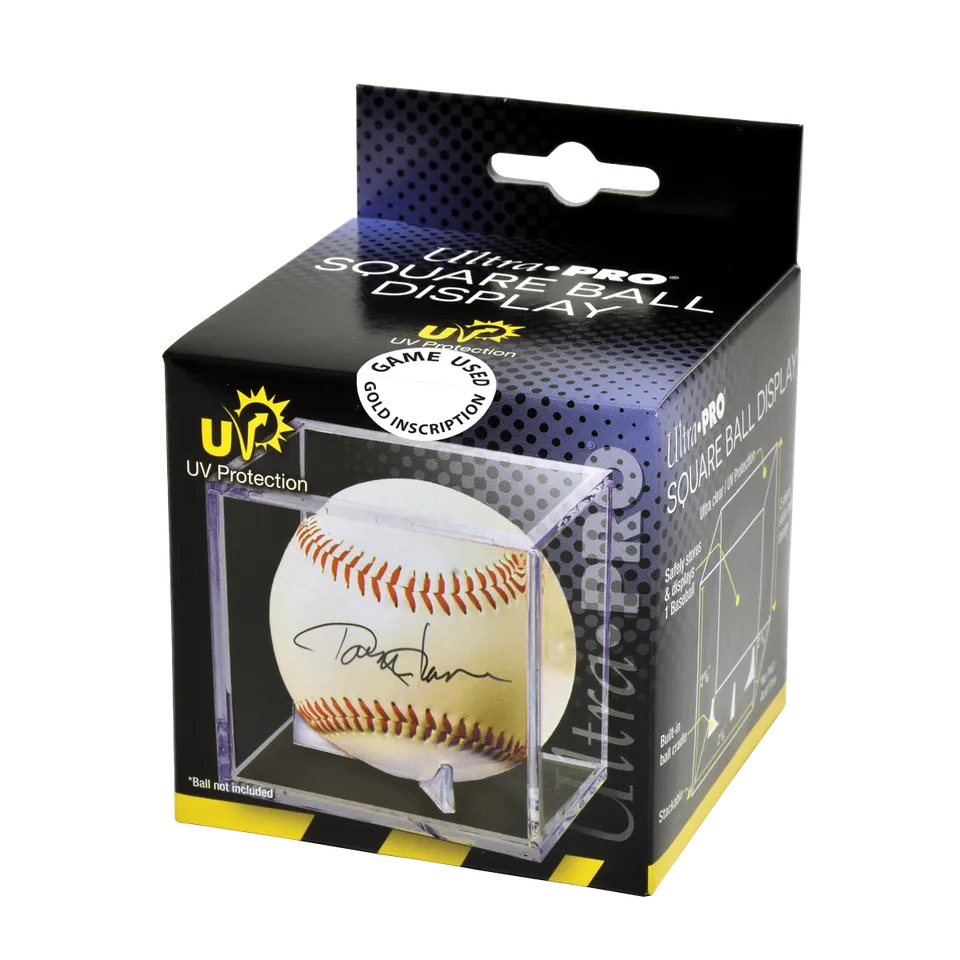 ultra-pro-game-used-baseball-clear-square-display-halter-mit-uv-schutz image 1