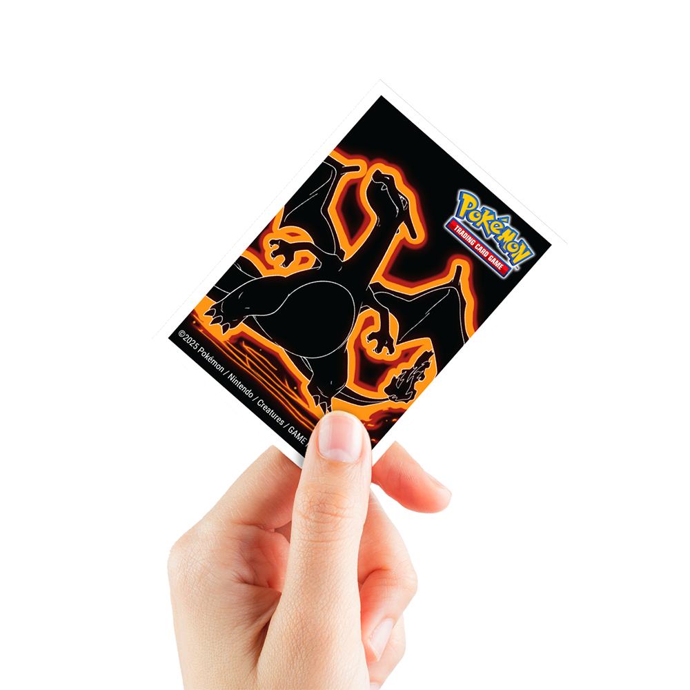 ultra-pro-neon-kanto-charizard-105ct-apex-deck-protector-sleeves-f-r-pok-mon image 2