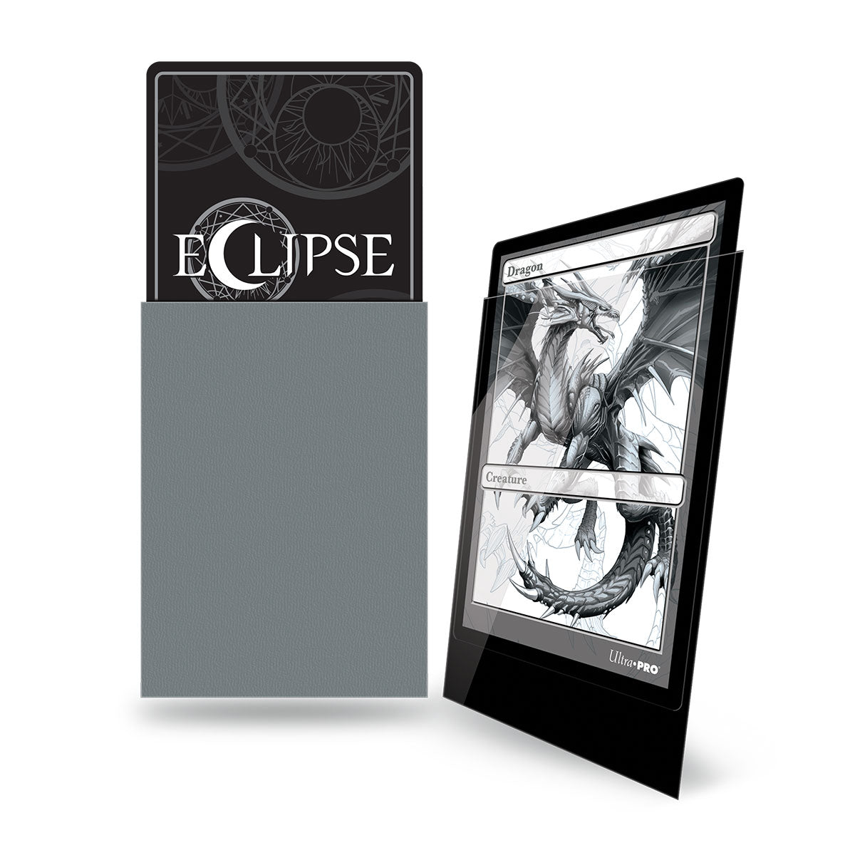 ultra-pro-eclipse-gloss-standard-deck-protector-sleeves-100-st-ck-smoke-grey image 2