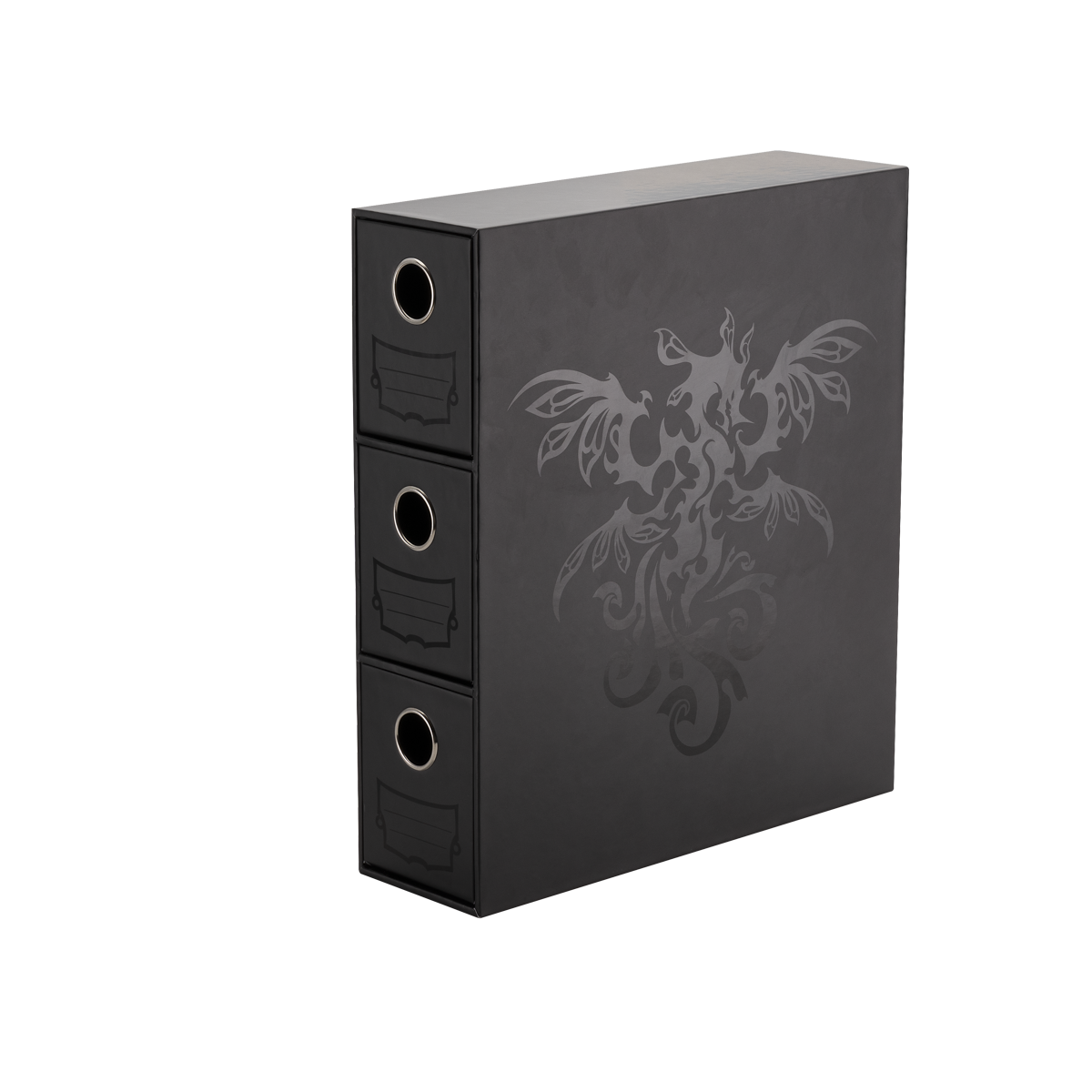 dragon-shield-fortress-card-drawers-black-kartenarchiv-mit-3-schubladen image 1