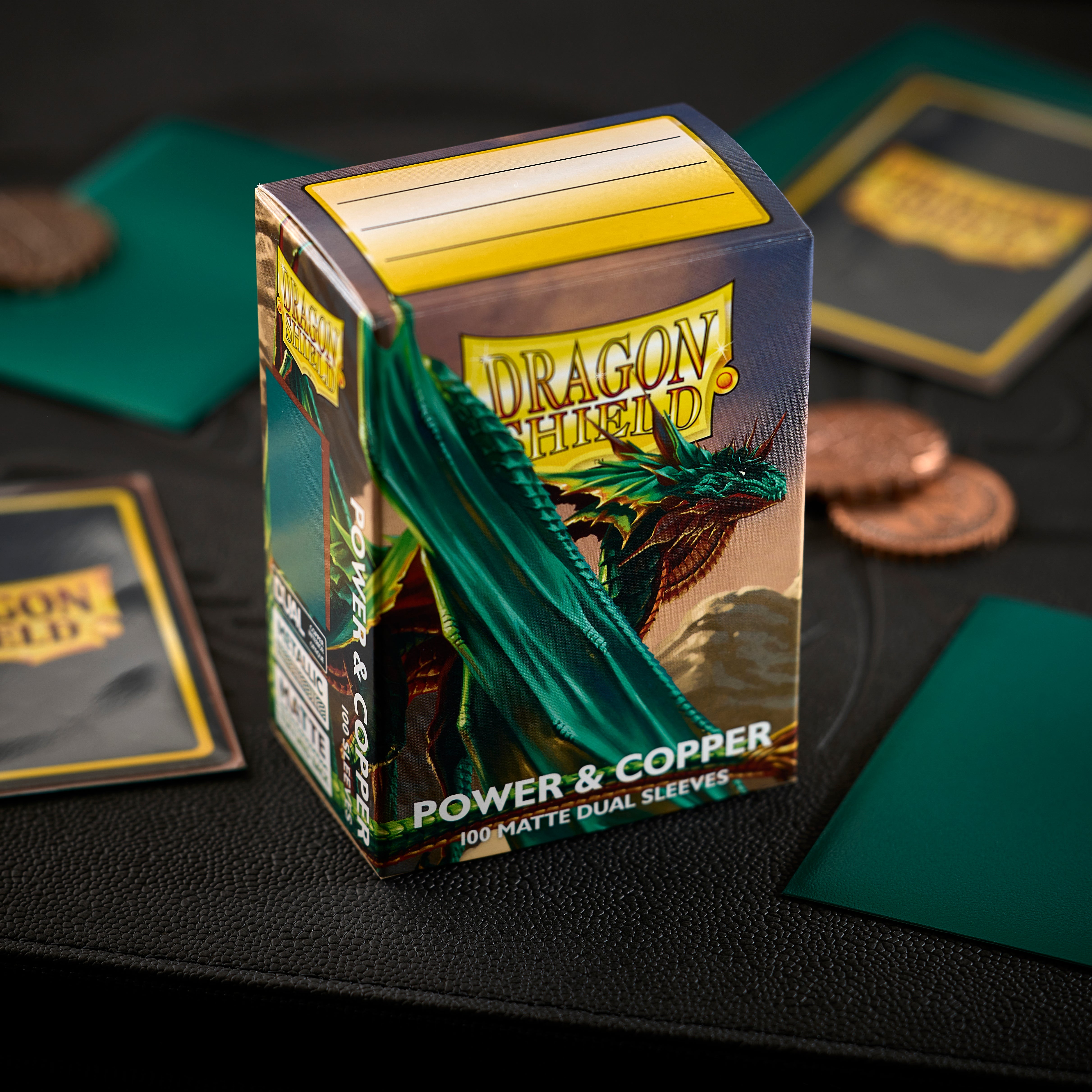 dragon-shield-power-copper-matte-dual-sleeves-100-standard image 1