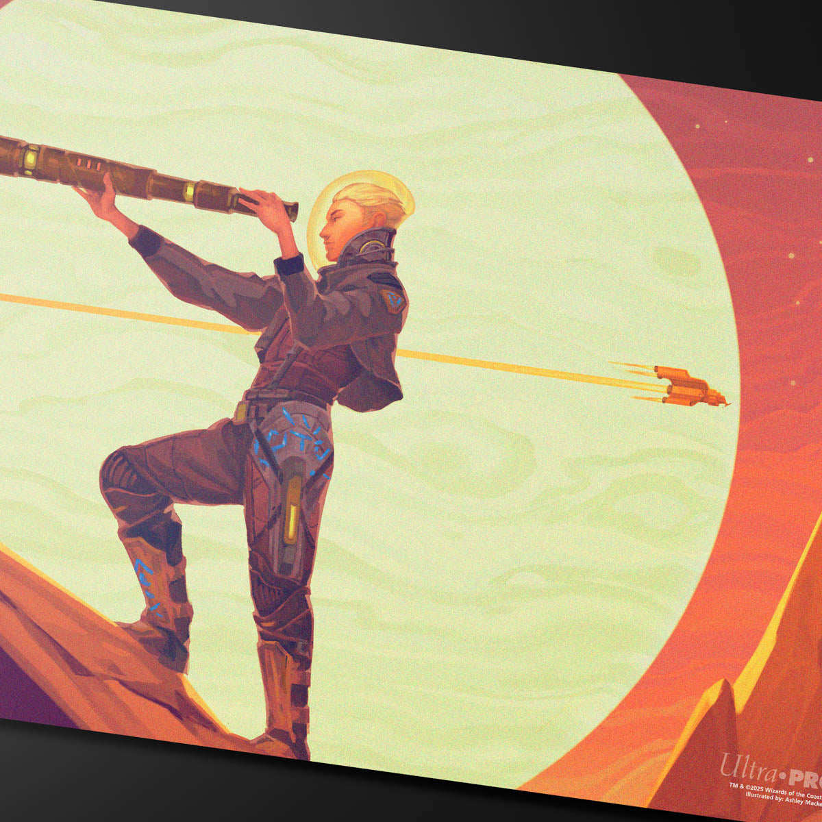 ultra-pro-playmat-edge-of-eternities-sami-wildcat-captain-f-r-magic-the-gatherin image 2