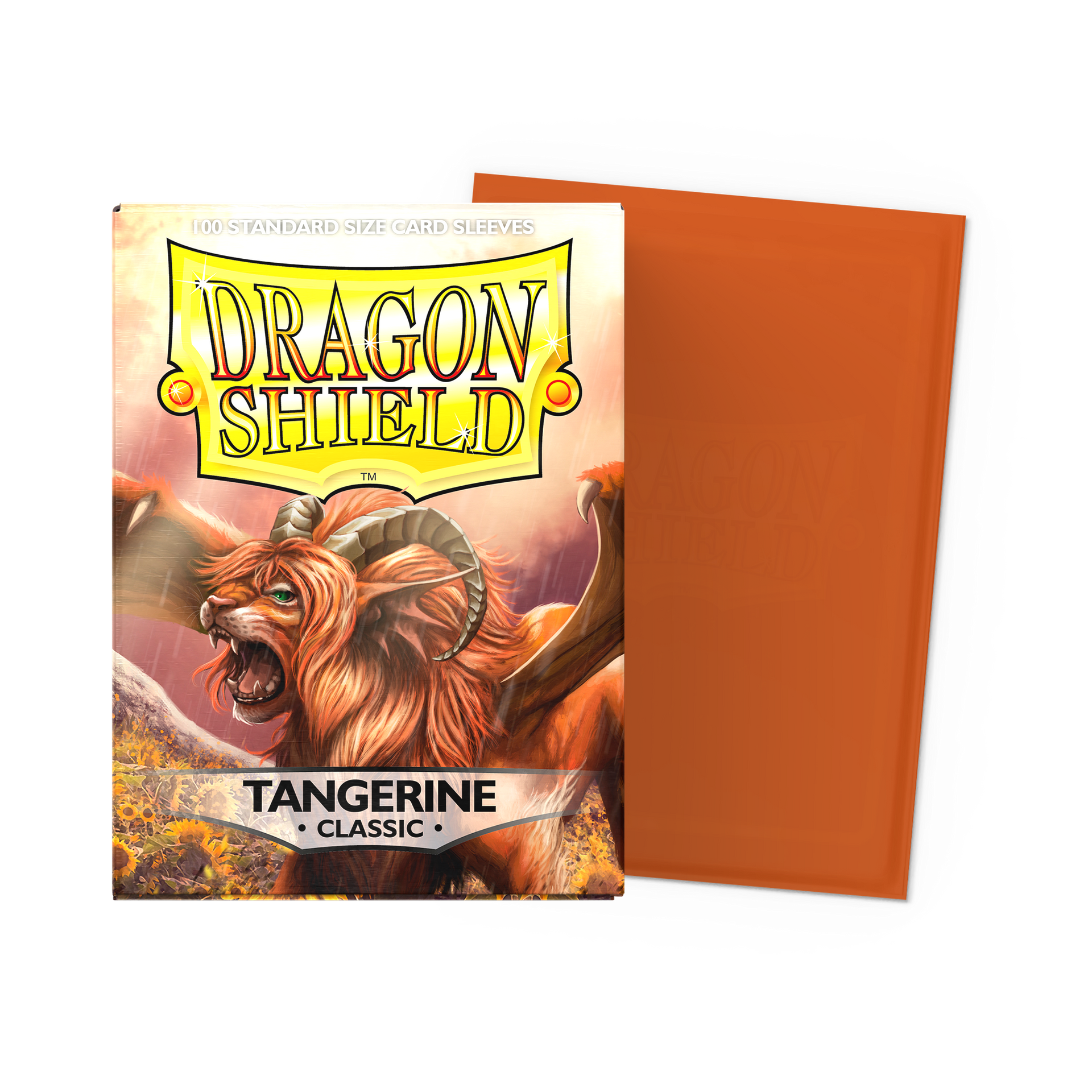 dragon-shield-tangerine-classic-sleeves image 1