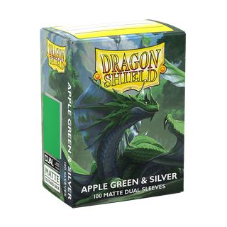 dragon-shield-apple-green-silver-matte-dual-sleeves-standard image 3