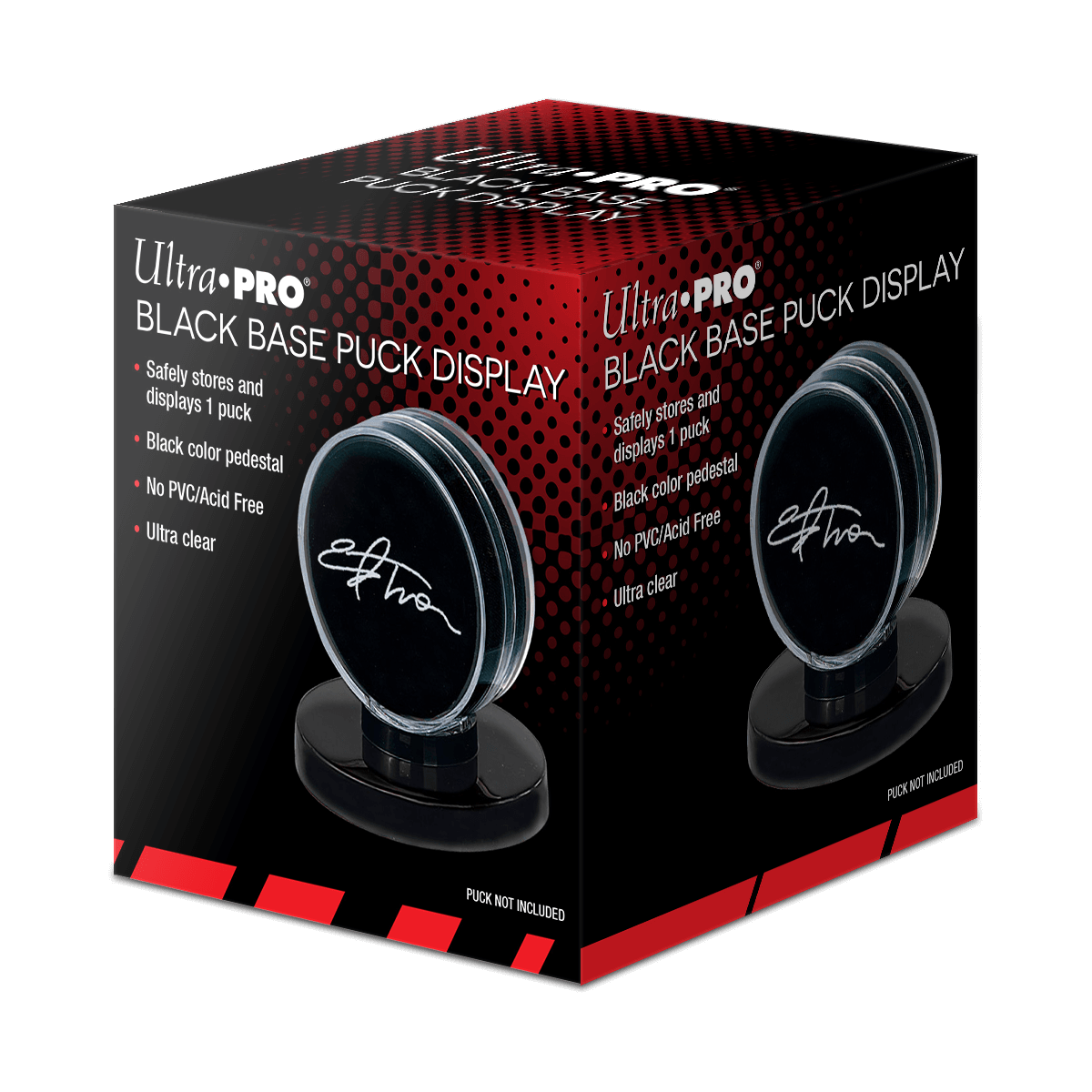 ultra-pro-hockey-puck-display-halter-mit-schwarzem-sockel image 2