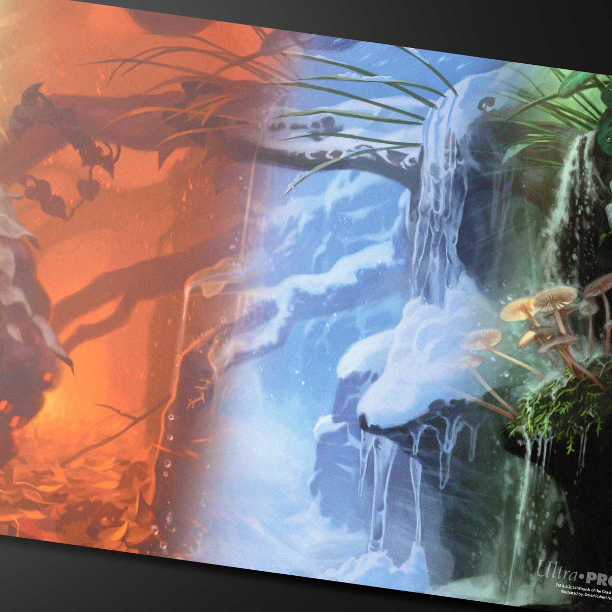 ultra-pro-bloomburrow-season-lands-forest-four-seasons-standard-gaming-playmat-f image 2