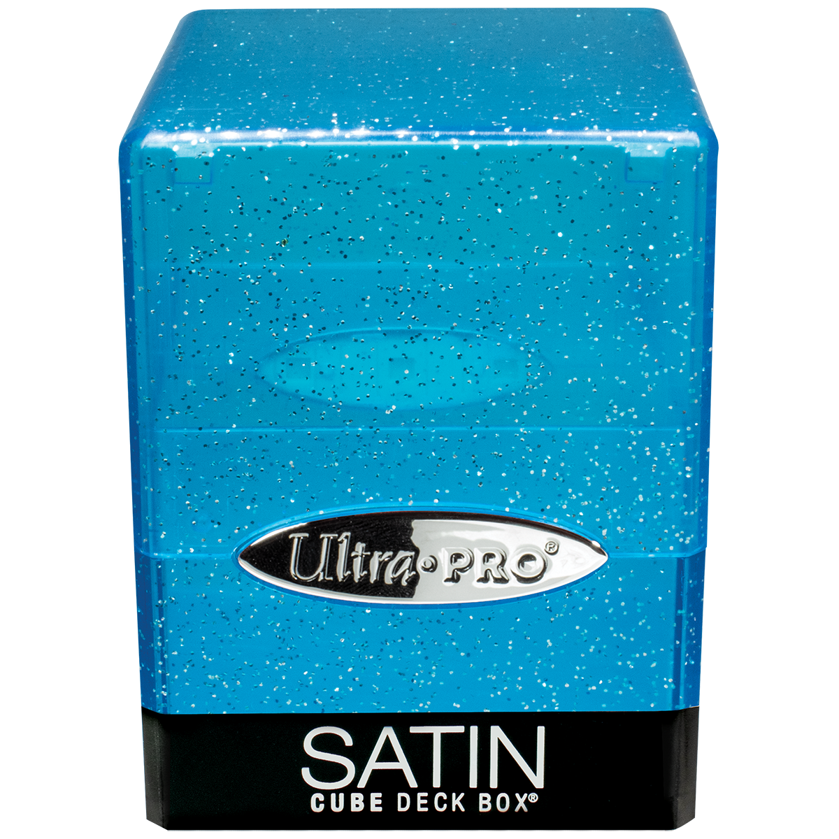 ultra-pro-glitter-satin-cube-blue-deck-box image 3