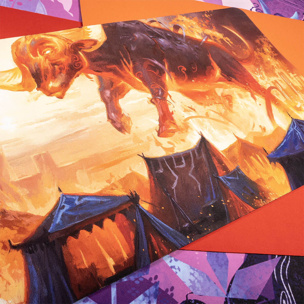 ultra-pro-wilds-of-eldraine-restless-bivouac-standard-gaming-playmat-f-r-magic-t image 2
