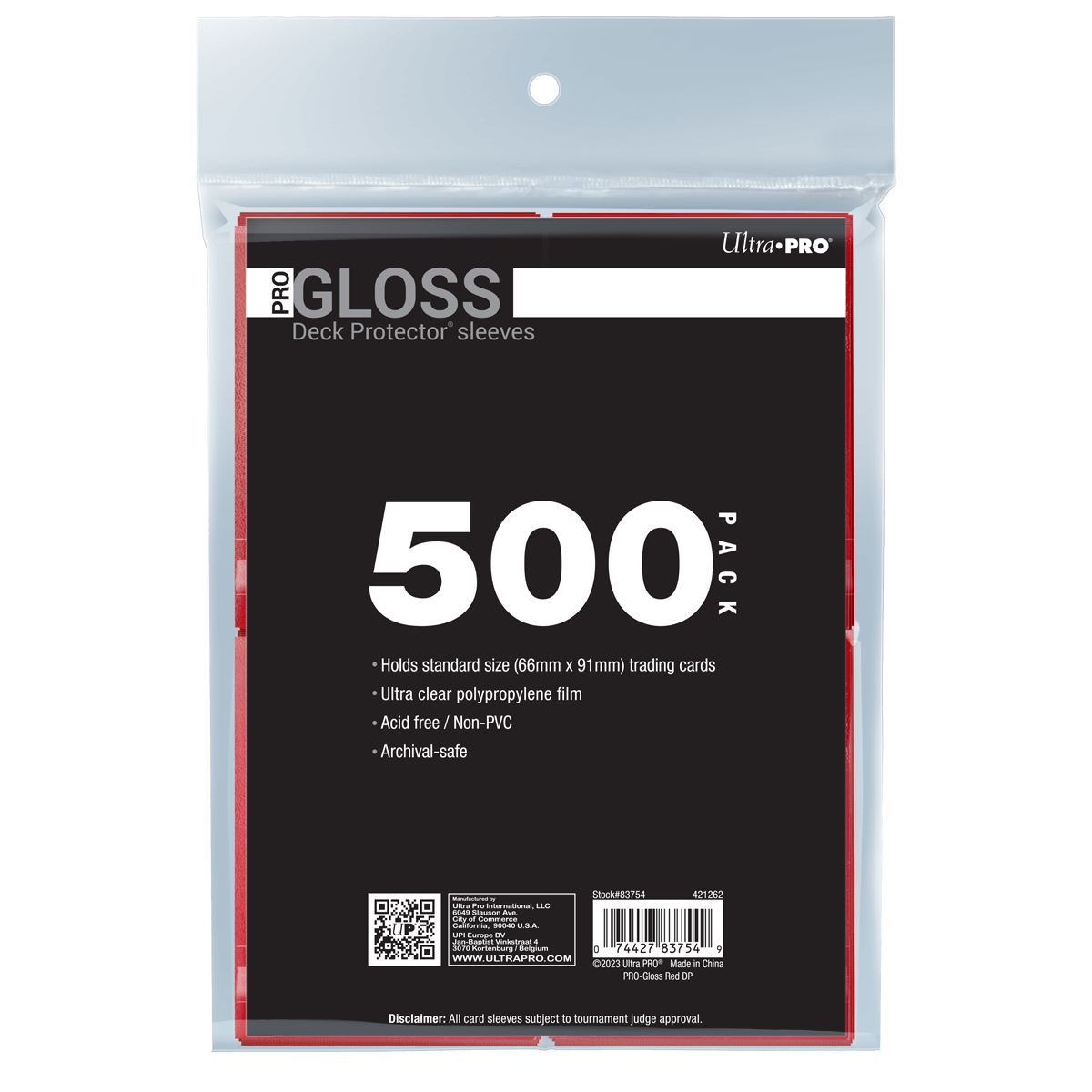 ultra-pro-pro-gloss-standard-deck-protector-sleeves-bundle-500-st-ck image 4