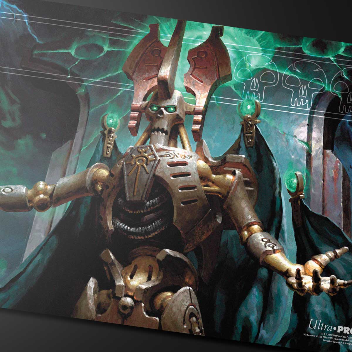 ultra-pro-warhammer-40k-commander-szarekh-the-silent-king-standard-gaming-playma image 2