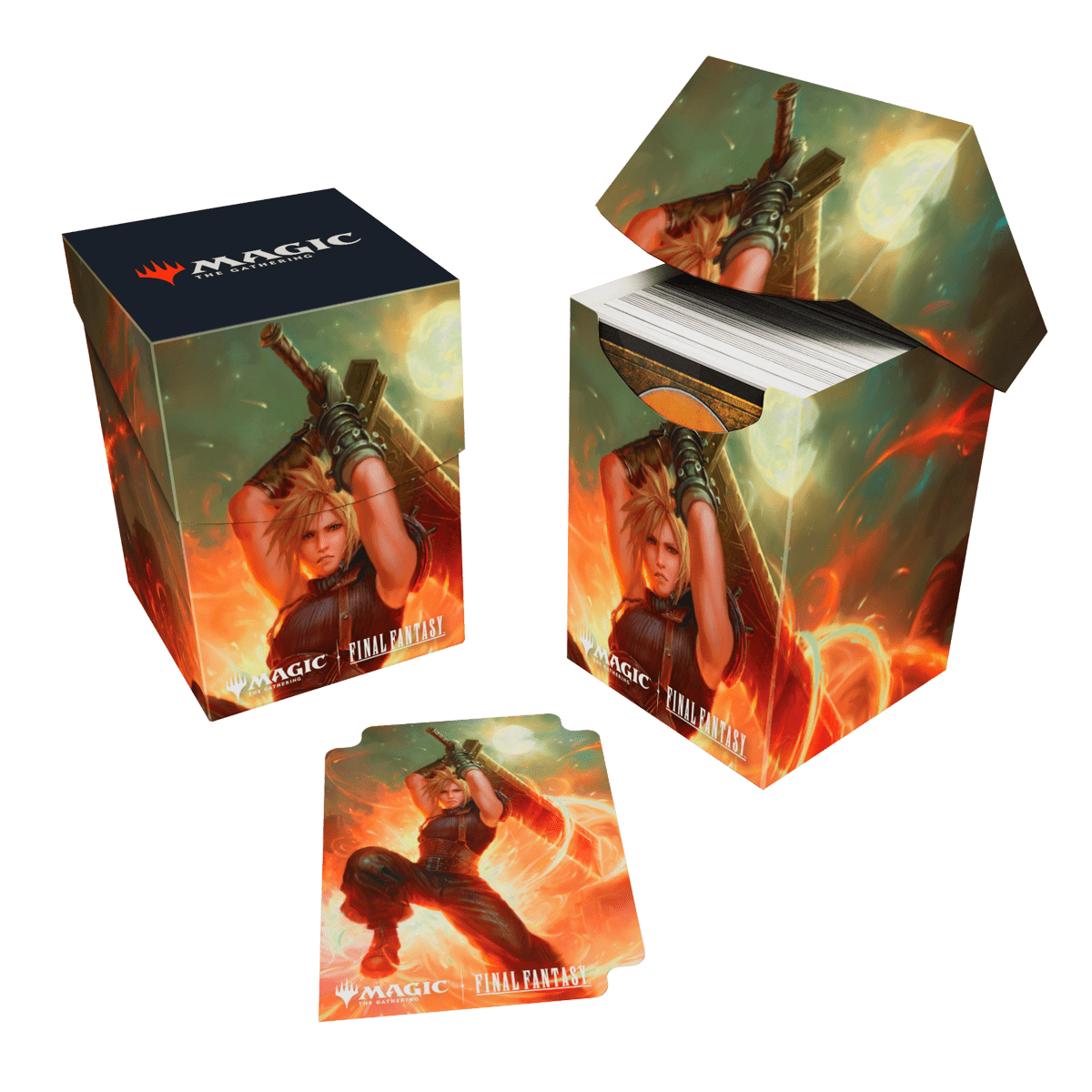 ultra-pro-magic-the-gathering-final-fantasy-cloud-ex-soldier-commander-100-deck- image 1