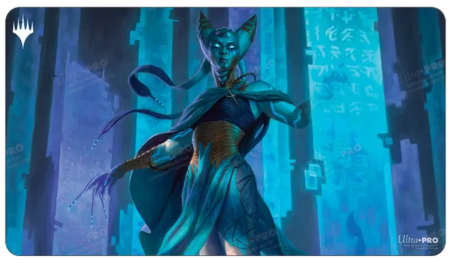 ultra-pro-magic-the-gathering-kamigawa-neon-dynasty-tamiyo-standard-playmat image 1