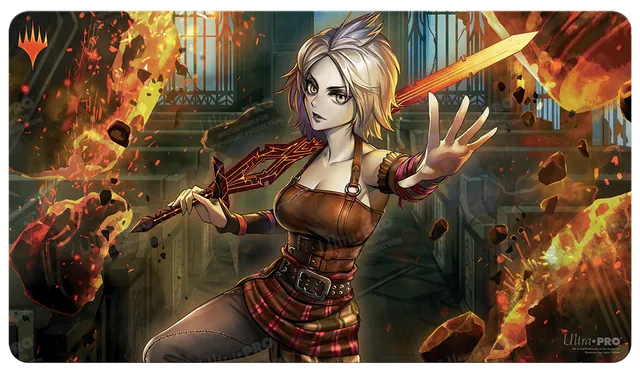 ultra-pro-war-of-the-spark-nahiri-alt-art-gaming-playmat-f-r-magic-the-gathering image 1