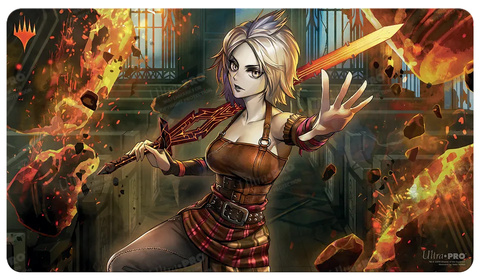 ultra-pro-war-of-the-spark-nahiri-alt-art-gaming-playmat-f-r-magic-the-gathering image 1