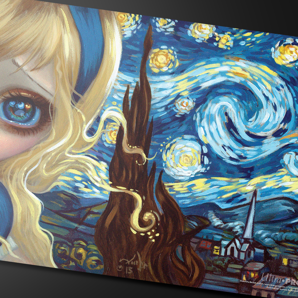 ultra-pro-jasmine-becket-griffith-alice-in-the-starry-night-standard-gaming-play image 2
