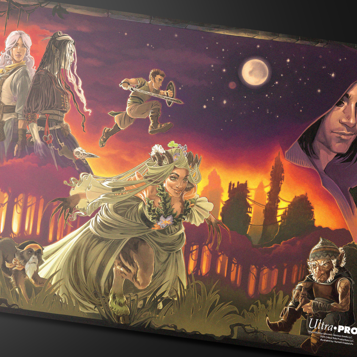ultra-pro-critical-role-stitched-edge-playmat-pulp-poster-spielmatte image 2