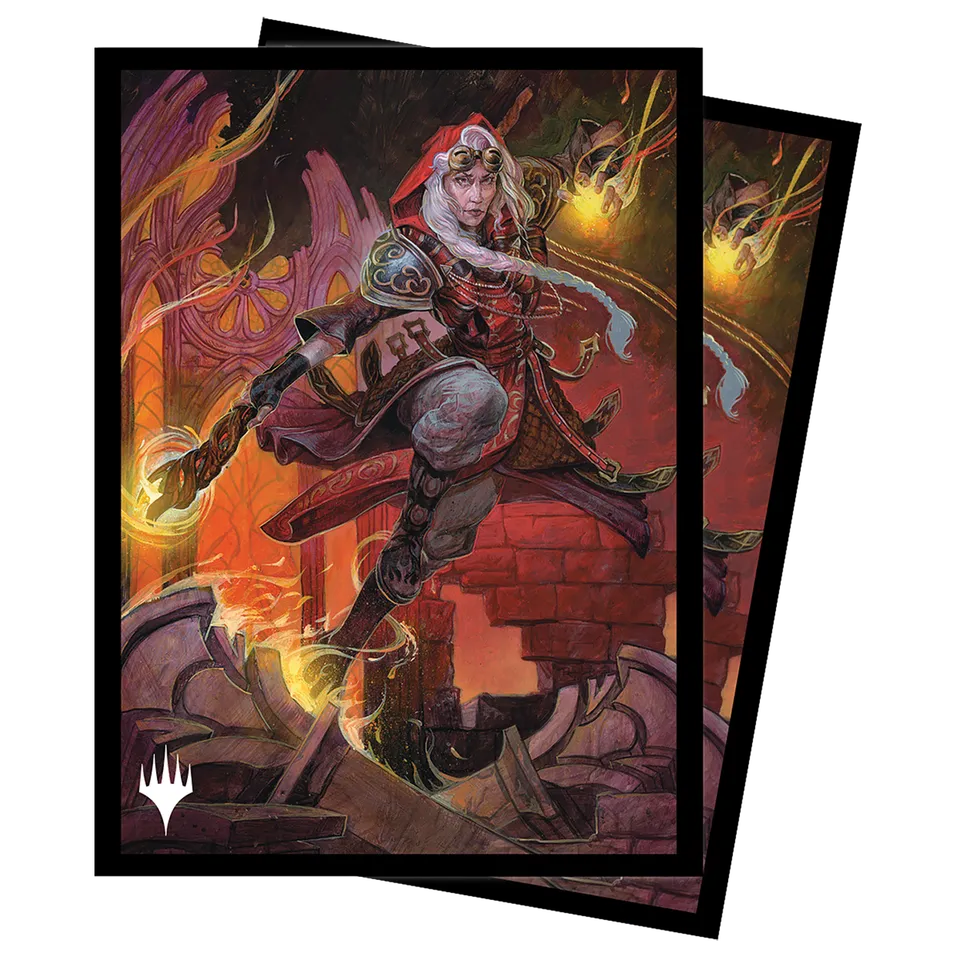 ultra-pro-dominaria-united-jaya-fiery-negotiator-standard-deck-protector-sleeves image 1