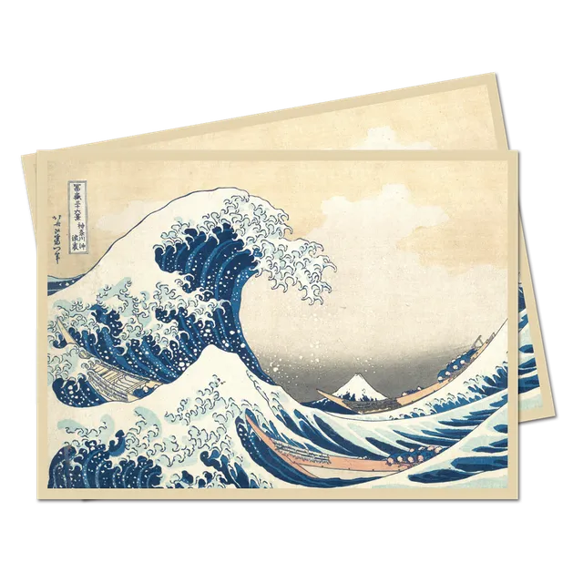 ultra-pro-fine-art-the-great-wave-off-kanagawa-standard-deck-protector-sleeves-6 image 1